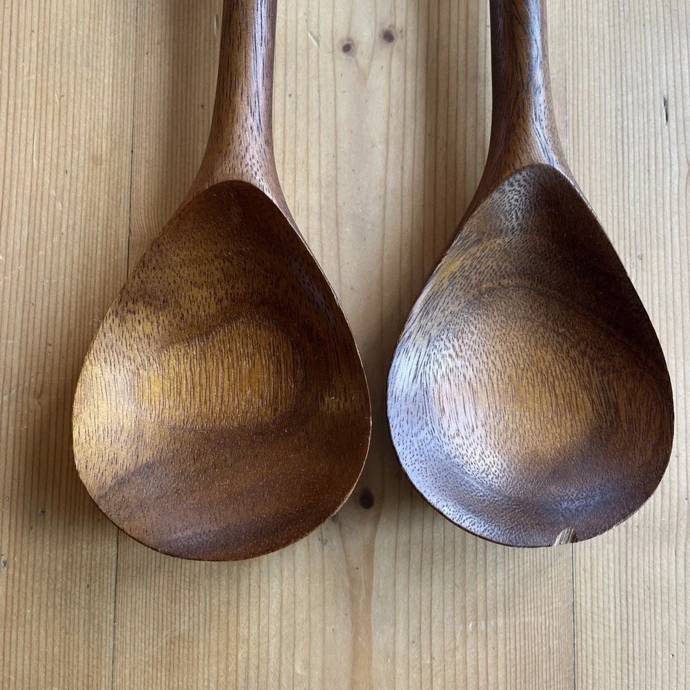 Nambe‎ Salad Servers-Acacia Wood!! As Pictured!